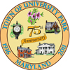 University Park, MD 75th Anniverary Logo